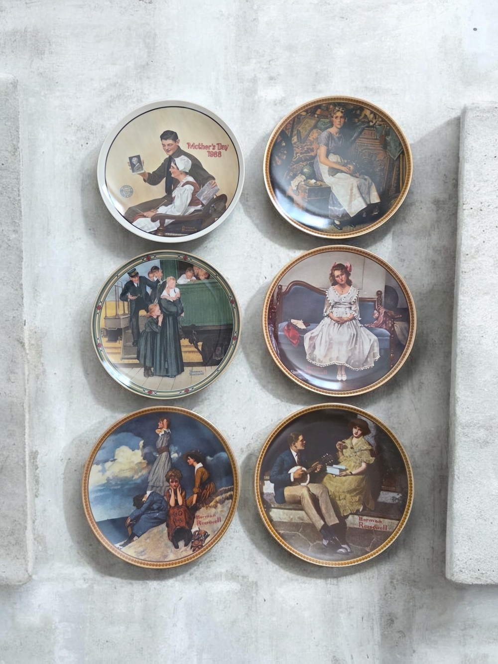 Knowles White Decorative Plates